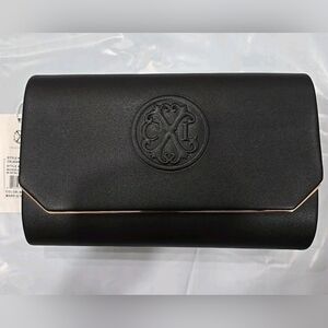CXL By Christian Lacroix Black Clutch With Detachable Chain